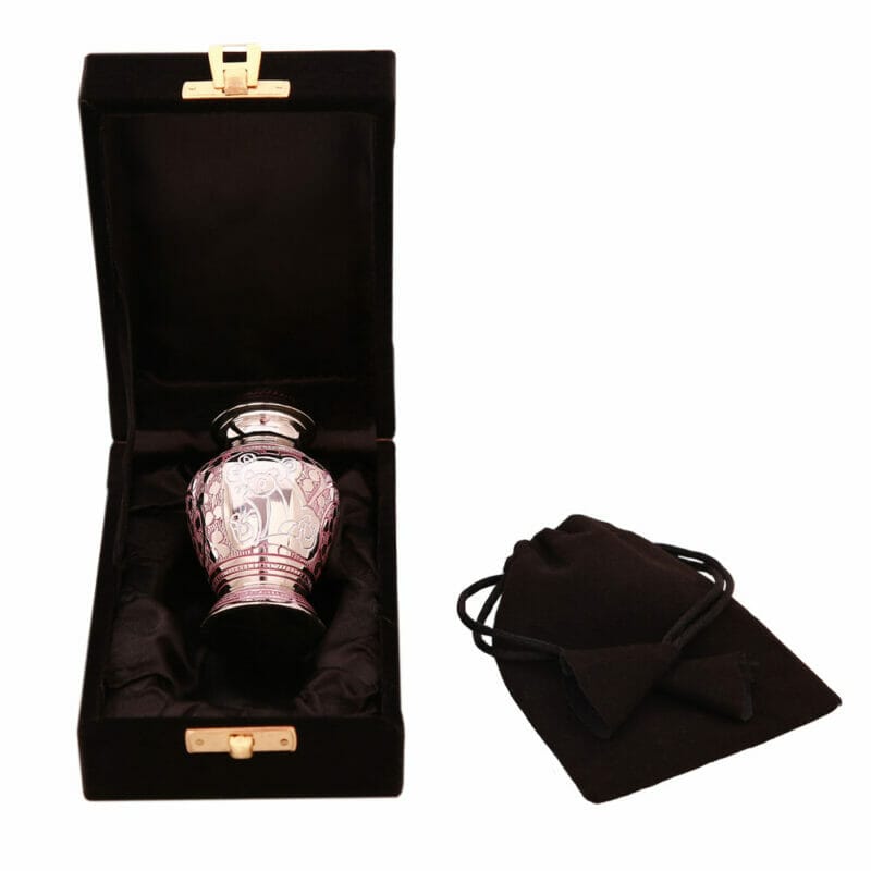 Baby Girl Urn :  Pink Teddy Ash Urn for Cremation Ashes - Image 2