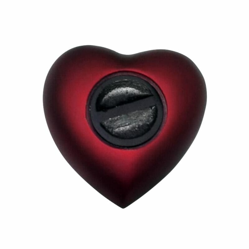 Red Rose - Heart Shaped Keepsake Urn - Image 2