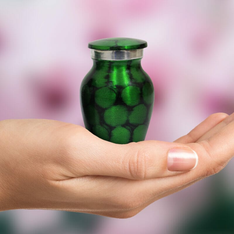 Green - Marble Keepsake Urns Set of 4 - Image 8