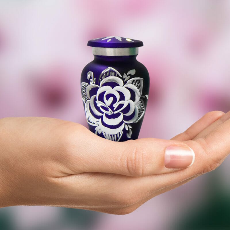 Rose Keepsake Colorful Mini Urns Set of 4 - Image 9