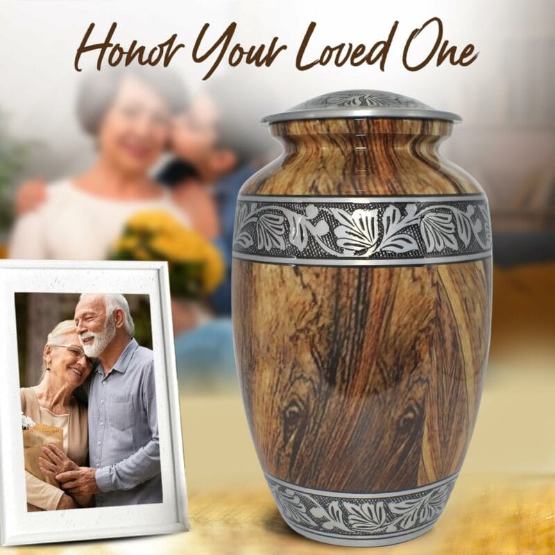 Wooden Classic EN Red Oak Adult Urn - Image 2