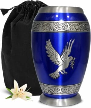 Firozi Blue Bird Monarco Urn