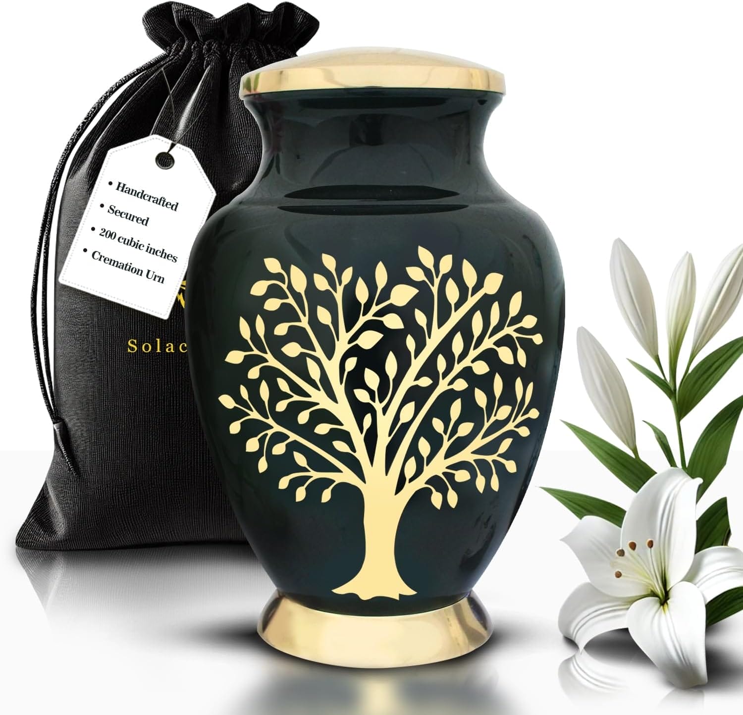 Aria Green TOL Adult Urn